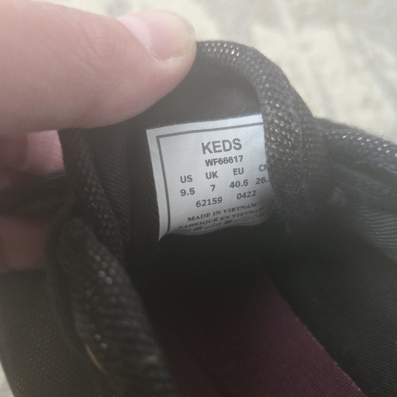 Keds Triple Kick Leopard Print Canvas Sneaker Shoes Women's 9.5 Black/gold - Picture 9 of 10